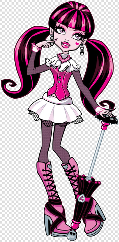 Crest   Draculaura Frankie Monster High  HD Png DownloadTransparent PNG