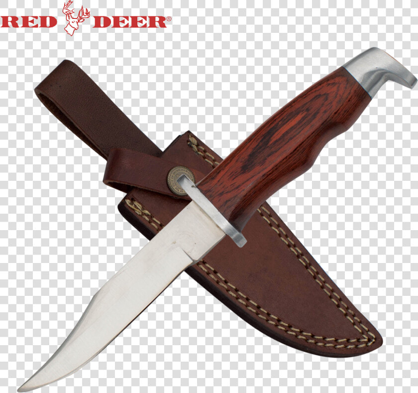 Rd Png V   Wood Handle Hunting Knife  Transparent PngTransparent PNG