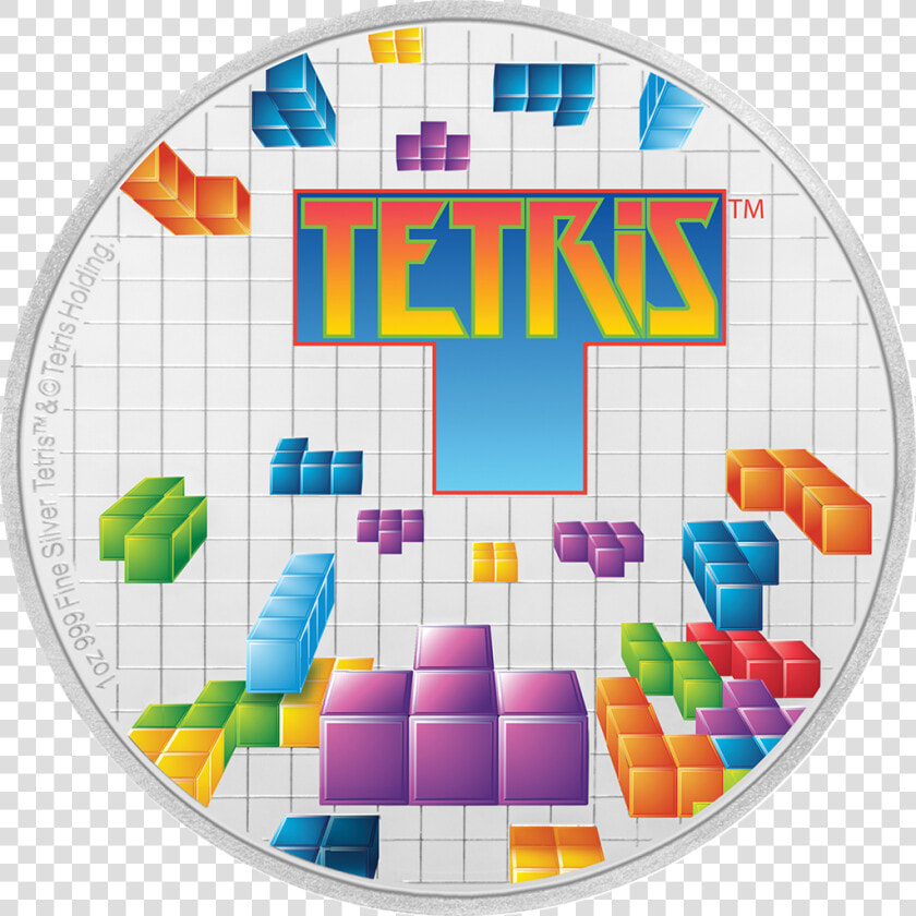 Ikniu519930 2   Tetris Silver Coin  HD Png DownloadTransparent PNG