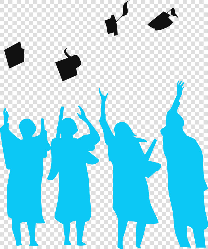 Student Graduation Ceremony National Secondary School   High School Graduation Shadow  HD Png DownloadTransparent PNG