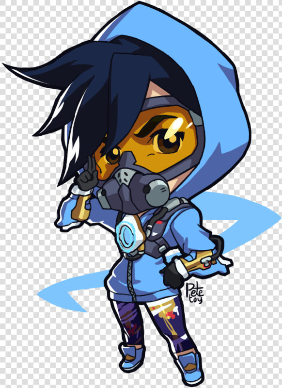 Tracer Graffiti Alternate Cute Spray By Petetoy   Overwatch Graffiti Tracer Concept Art  HD Png DownloadTransparent PNG