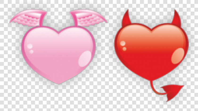  mq  pink  red  devil  angel   Angel And Red Devil  HD Png DownloadTransparent PNG