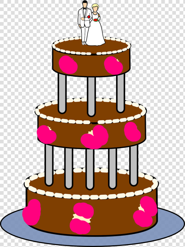 Wedding Cake  Tiered  Layers  Topper  Columns  Frosting   Wedding Cake Graphic Png  Transparent PngTransparent PNG