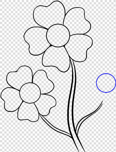 How To Draw Cartoon Flowers   Easy Drawing Of Flowers  HD Png DownloadTransparent PNG