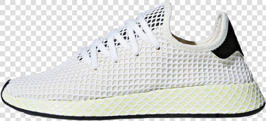 Adidas Deerupt Chalk White   Skate Shoe  HD Png DownloadTransparent PNG