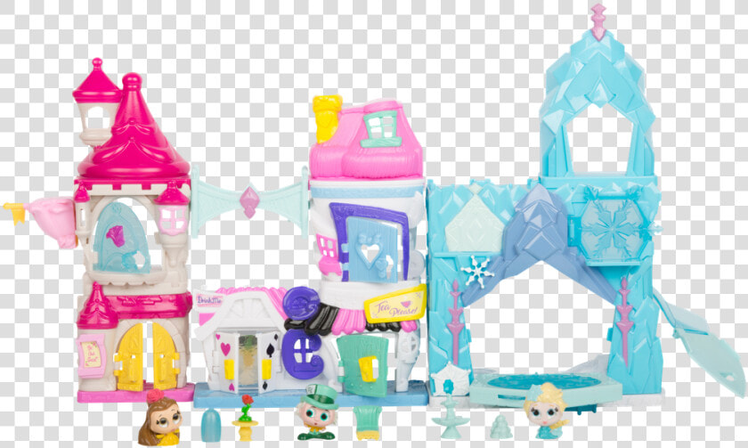 Disney Doorables Mega Stack Playset   Disney Doorables Elsa Castle  HD Png DownloadTransparent PNG