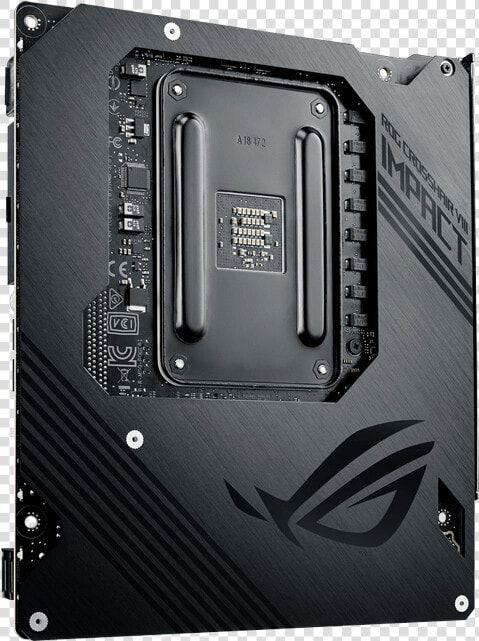 Rog Crosshair Viii Impact  Amd X570 Chipset  Am4  Mini dtx   Crosshair Viii Impact  HD Png DownloadTransparent PNG