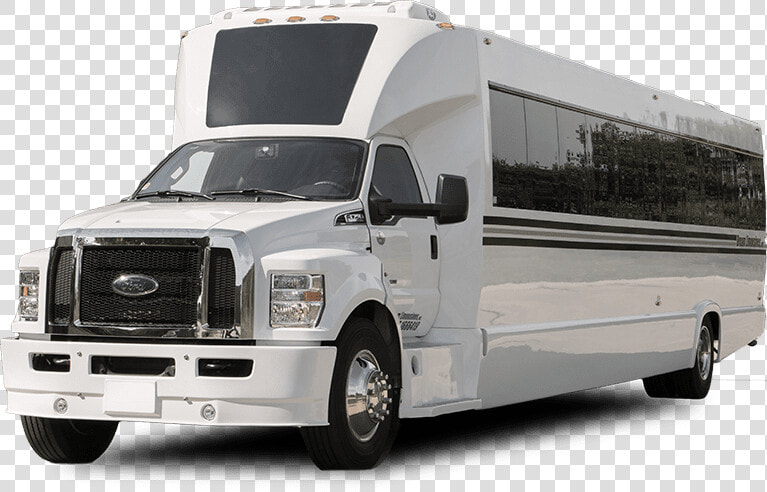 Party Bus Limo Rental Detroit   Commercial Vehicle  HD Png DownloadTransparent PNG