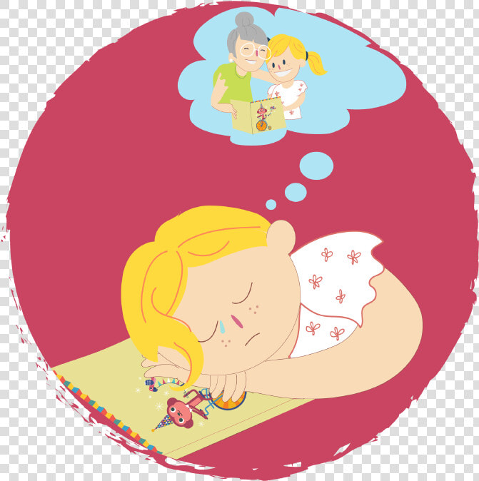 Sad Girl Dreaming About Spending Time With Her Grandma  HD Png DownloadTransparent PNG