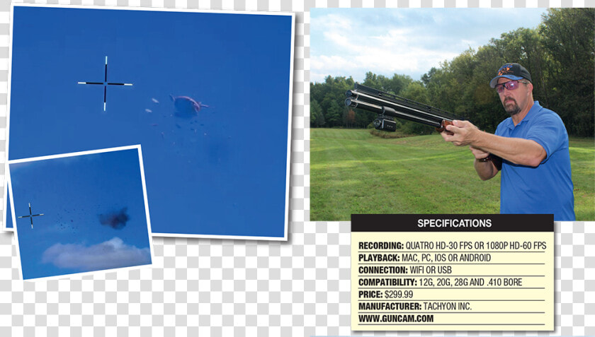 Clay Shooting Usa Magazine  Guncam  Tachyon  HD Png DownloadTransparent PNG