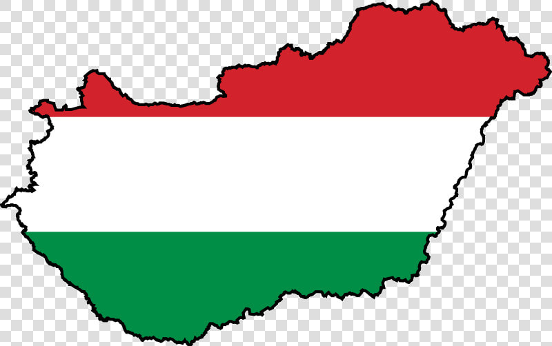 Hungary Flag   Map Of Hungary With Flag  HD Png DownloadTransparent PNG