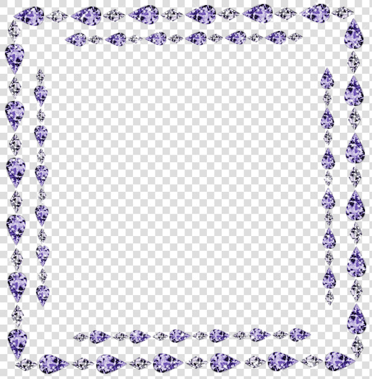 Diamond Border Clip Art   Transparent Diamond Bling Bling Border  HD Png DownloadTransparent PNG