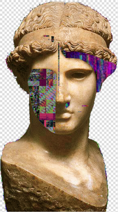  estatua  vaporwave   Aesthetic Statue  HD Png DownloadTransparent PNG