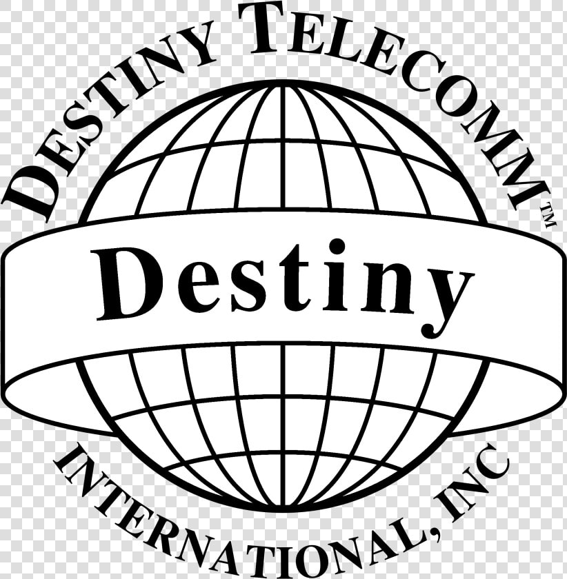 Destiny Telecomm Logo Black And White Assistance Dogs    Gymnastics  HD Png DownloadTransparent PNG