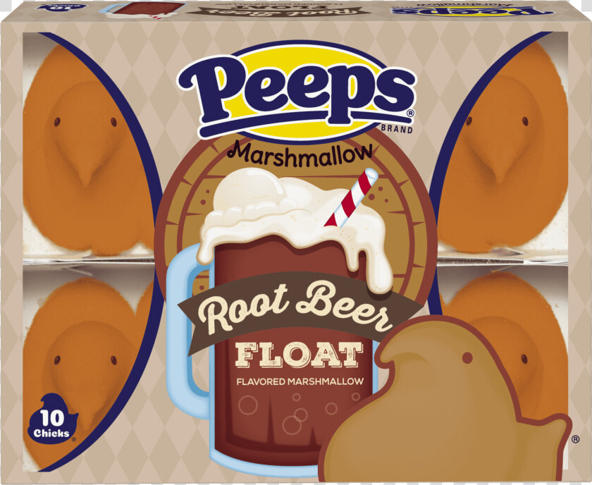 Root Beer Float Peeps Available Only At Kroger Family   Pancakes And Syrup Peeps  HD Png DownloadTransparent PNG