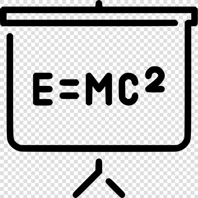 Blackboard Formula   E Mc2 Icon Png  Transparent PngTransparent PNG