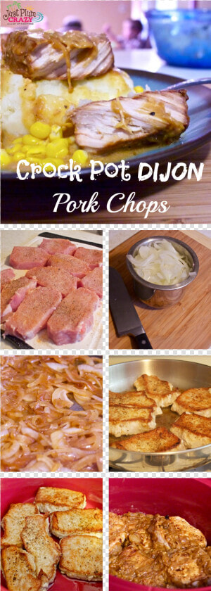 Crock Pot Pork Chops With Caramelized Onion  amp  Dijon   Banana Bread  HD Png DownloadTransparent PNG