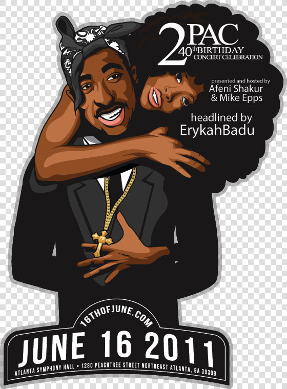 Tupac 40th Birthday  HD Png DownloadTransparent PNG