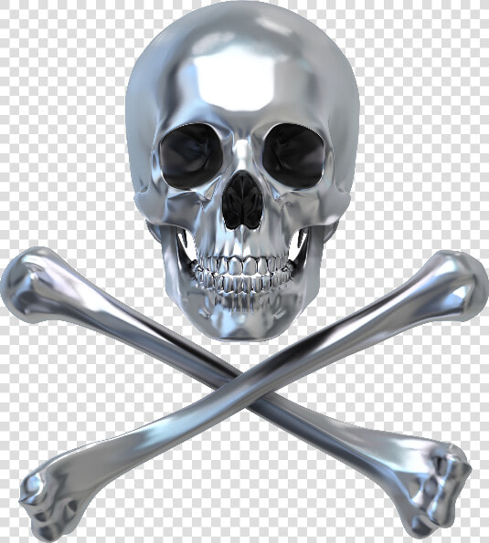 3d Render Of Metallic Skull   Png Download   Chrome Skull  Transparent PngTransparent PNG