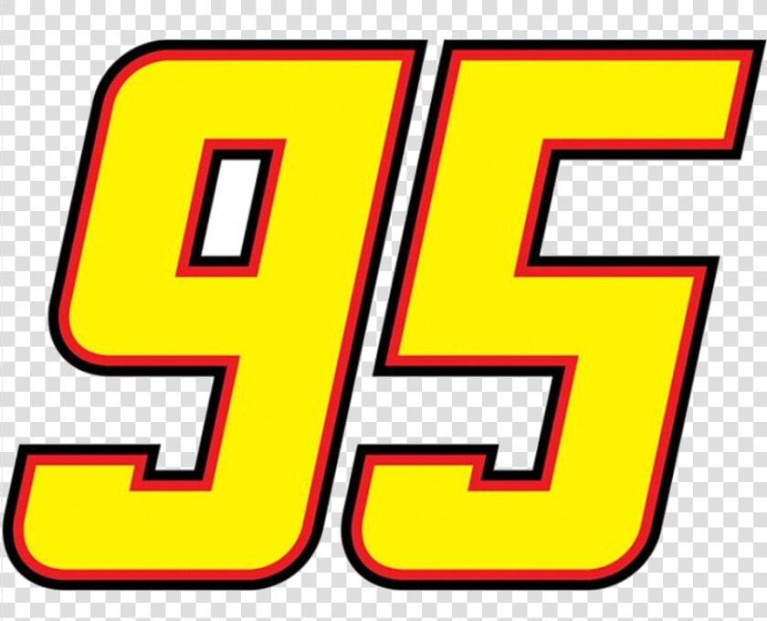 Lightning Mcqueen 95 Nascar On Nbc Ka chow Mattdracings   Matt Dibenedetto Number 95  HD Png DownloadTransparent PNG