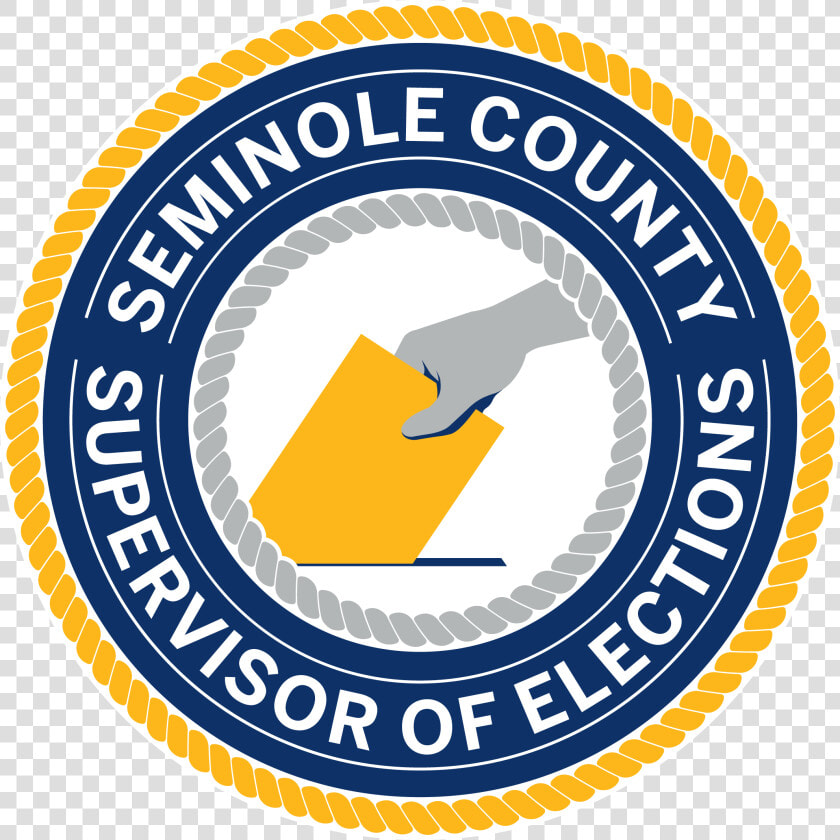 Seminole County Supervisor Of Elections Official Seal   Emblem  HD Png DownloadTransparent PNG