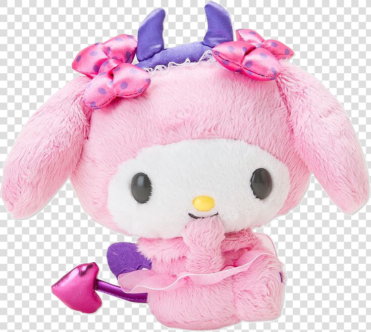 Sanrio My Melody Plush Png  Transparent Png   Png Download   Halloween My Melody Stuffed Animal  Png DownloadTransparent PNG