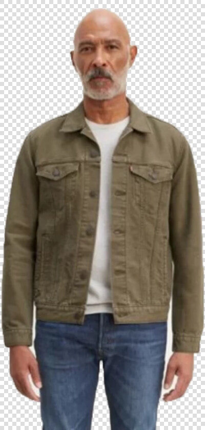 The Trucker Jacket Olive Night Canvas Class Lazyload   Levis Canvas Trucker Jacket  HD Png DownloadTransparent PNG