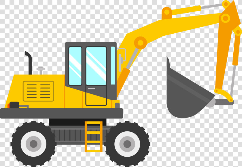 Transparent Excavator Png   Excavator Vector Png  Png DownloadTransparent PNG