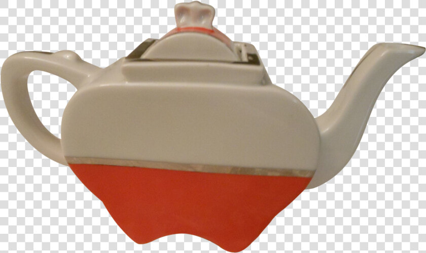 Art Deco Fraunfelter Teapot Red Teapots Probably Clipart   Teapot  HD Png DownloadTransparent PNG