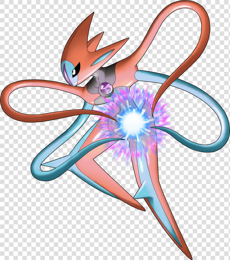 Deoxys Attack Form Fanart  HD Png DownloadTransparent PNG