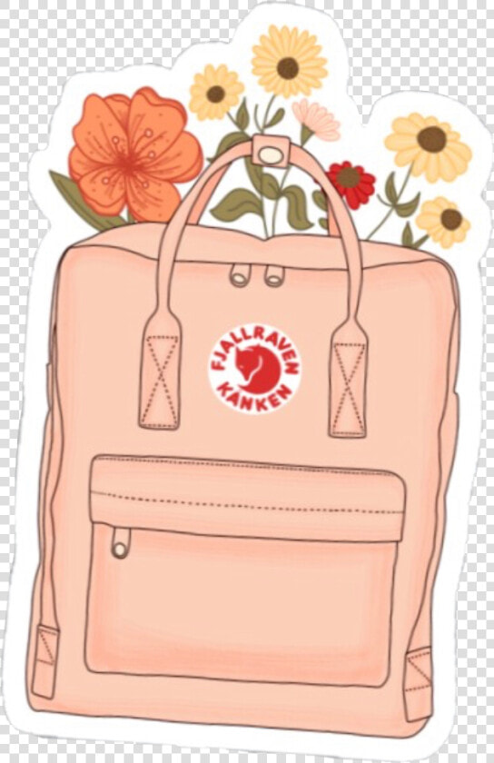 Clip Art Vsco Flowers Kanken Spring   Vsco Stickers Backpack  HD Png DownloadTransparent PNG