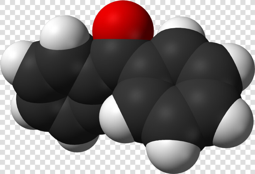 Benzophenone From Xtal Stable Phase 1968 3d Vdw   Illustration  HD Png DownloadTransparent PNG