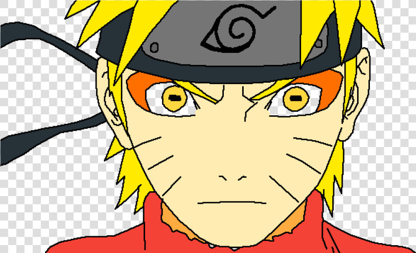 Transparent Naruto Face Png   Naruto Nine Tails Form Drawing  Png DownloadTransparent PNG