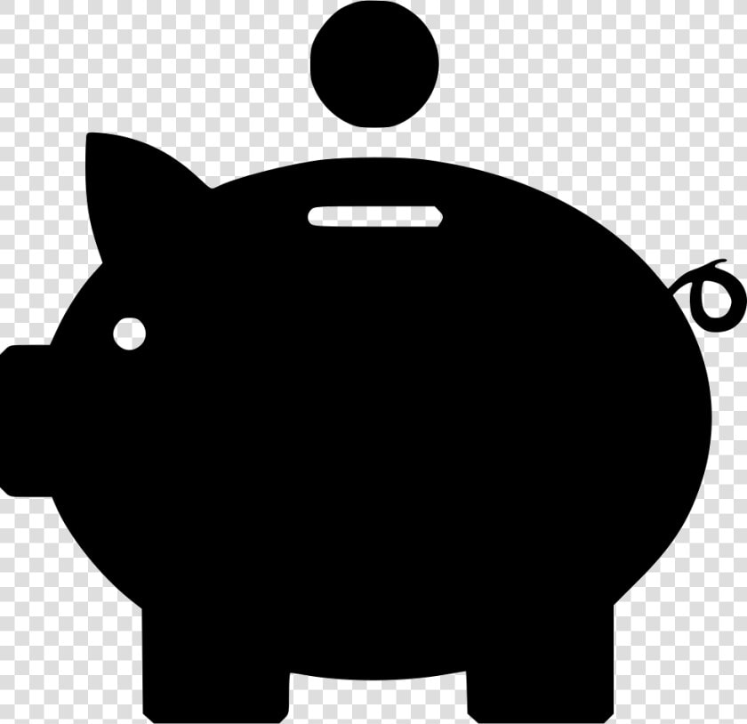 Piggy Bank   Силуэт Копилки  HD Png DownloadTransparent PNG