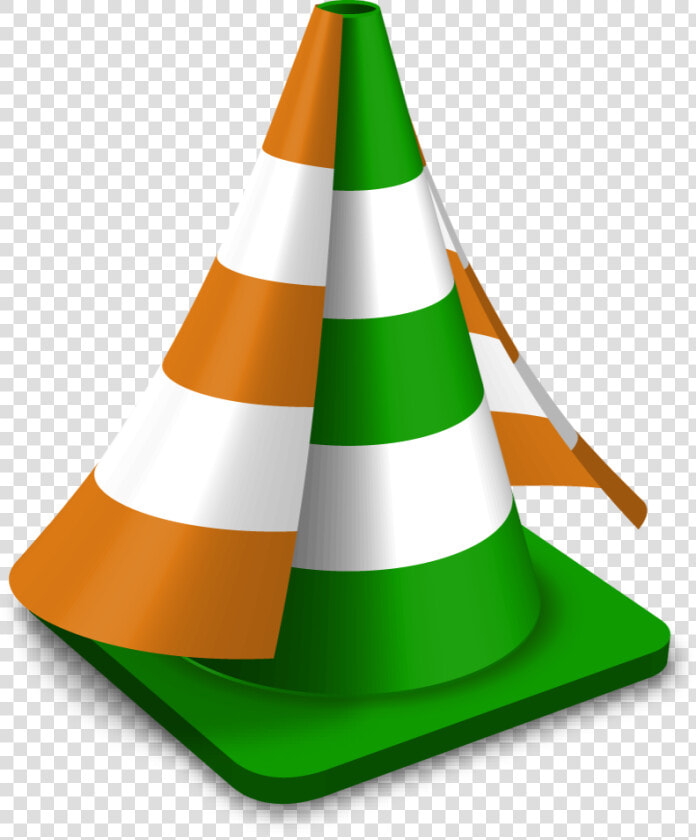 Cone Interface Large   Vlc Media Player Green  HD Png DownloadTransparent PNG