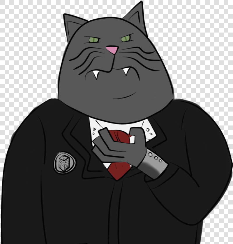 Fan Art Whiskers Drawing   Fat Toontown Cat  HD Png DownloadTransparent PNG