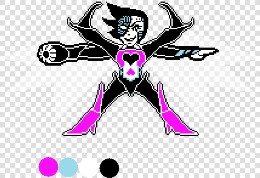 Mettaton Neo Colored Battle Sprite   Mettaton Neo And Undyne The Undying  HD Png DownloadTransparent PNG