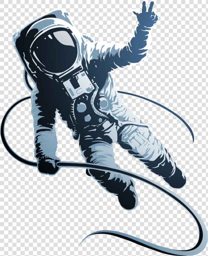 Transparent Spaceman Png   Astronaut Illustration Png  Png DownloadTransparent PNG