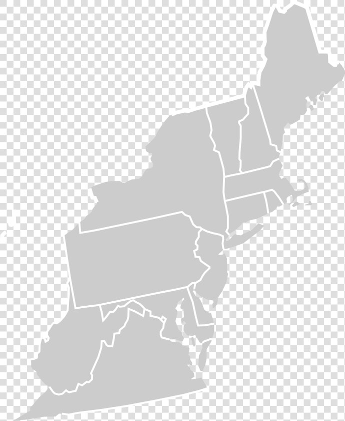 70 700435 Map Of Northeast Us States East Throughout   Japan United States Size  HD Png DownloadTransparent PNG