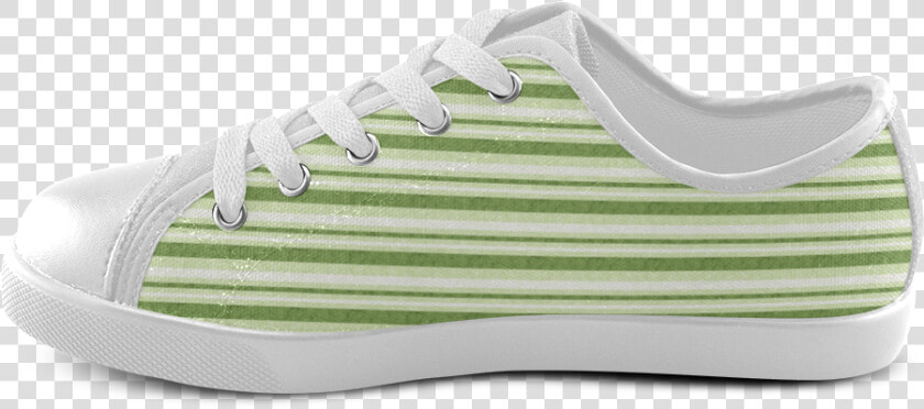 Dark And Light Green Stripes Two Face Canvas Kid S   Walking Shoe  HD Png DownloadTransparent PNG