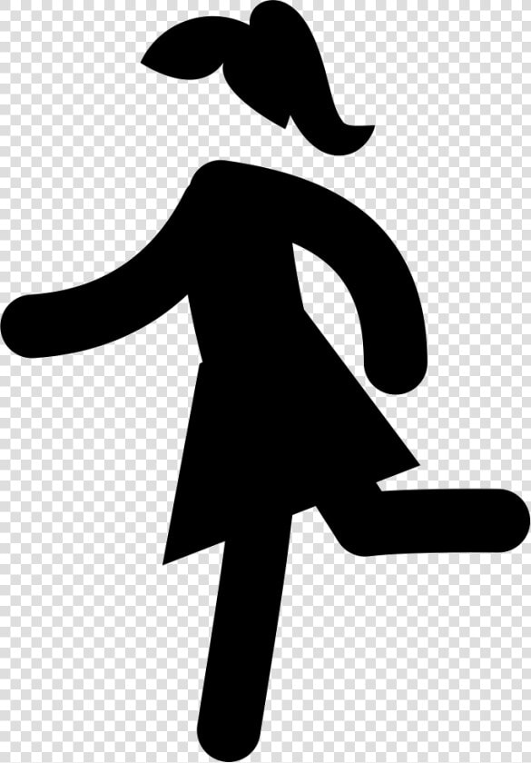   Running Girl Icon Png   Png Download   Girl Running Icon Png  Transparent PngTransparent PNG