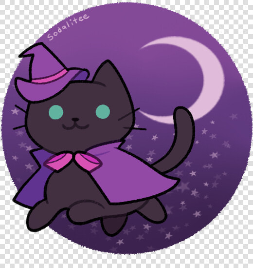 Halloween  Witch  And Neko Atsume Image   Hermeowne Fanart  HD Png DownloadTransparent PNG