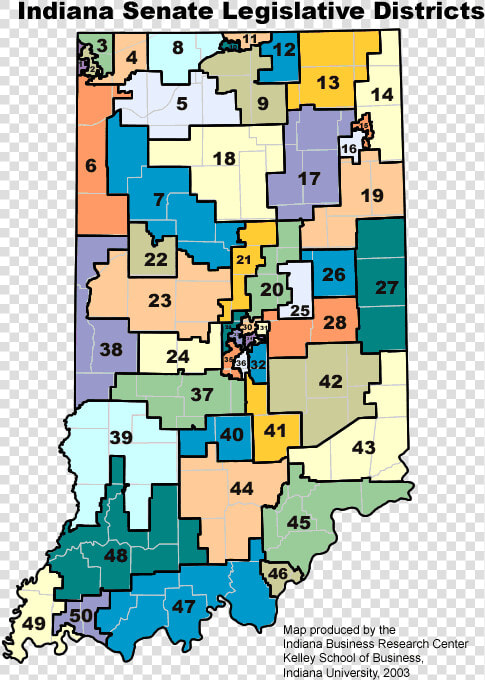 Indiana State Representative District Map  HD Png DownloadTransparent PNG