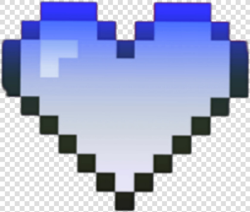 Heart Blue Pixel Tumblr Kawaii Emoji   Pink Pixel Heart  HD Png DownloadTransparent PNG