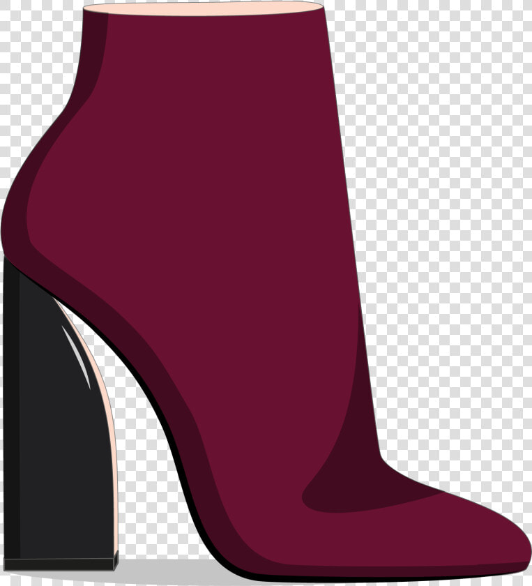 Heels Drawing Ankle Boot   Basic Pump  HD Png DownloadTransparent PNG