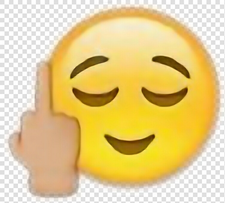  emojis  fuckyou   Emoticon Iphone  HD Png DownloadTransparent PNG