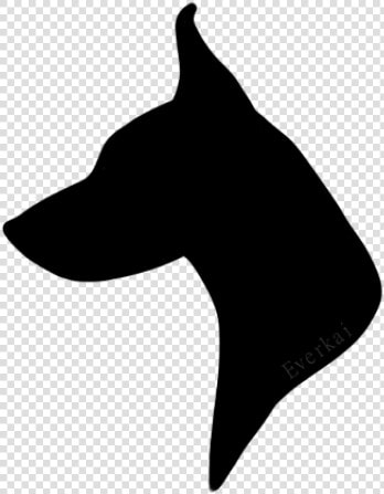 Dog Head Silhouette   Dog Head Silhouette Png  Transparent PngTransparent PNG