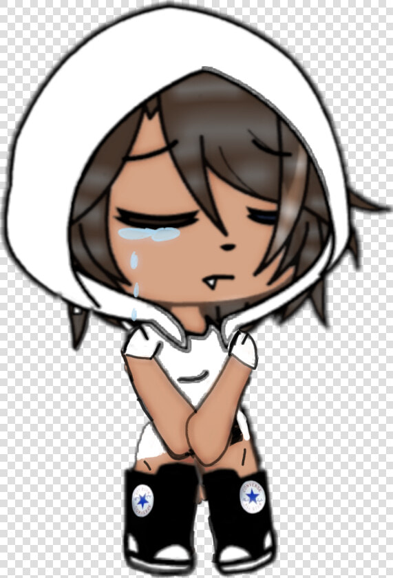  gachalife  sad  sittingdown  crying   Gacha Life Sitting Crying  HD Png DownloadTransparent PNG