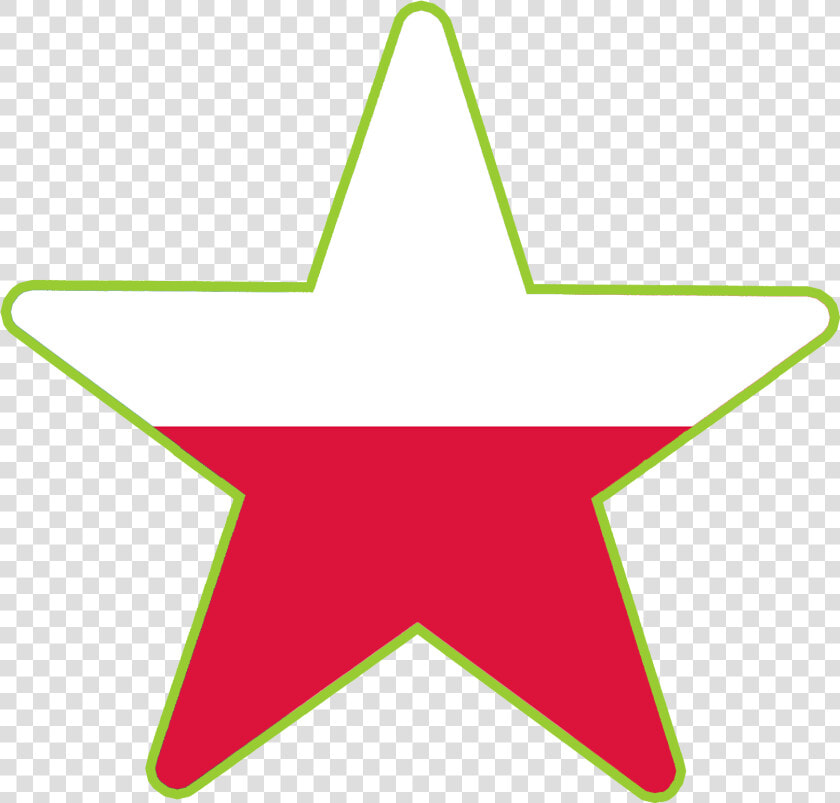 Connections Star Languages Polish Flag  HD Png DownloadTransparent PNG