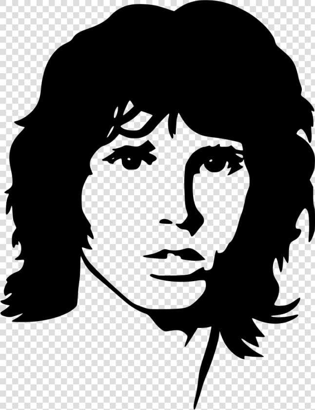 Jim Morrison Black And White  HD Png DownloadTransparent PNG